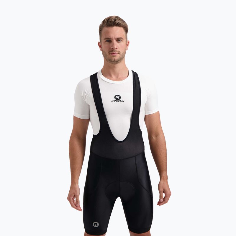 Чоловічі велосипедні шорти Rogelli Core Bib Short чорні