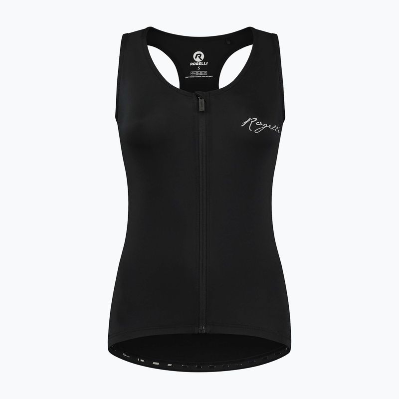 Жіноча велосипедна майка Rogelli Abbey Tank Top чорна 3