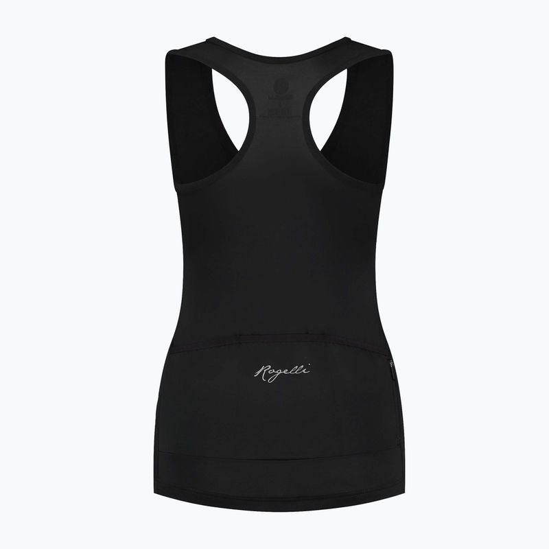 Жіноча велосипедна майка Rogelli Abbey Tank Top чорна 4