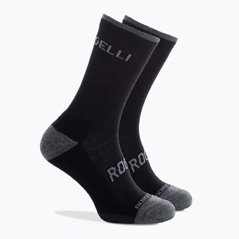 Шкарпетки Rogelli Wool Wintersocks велосипедні чорні