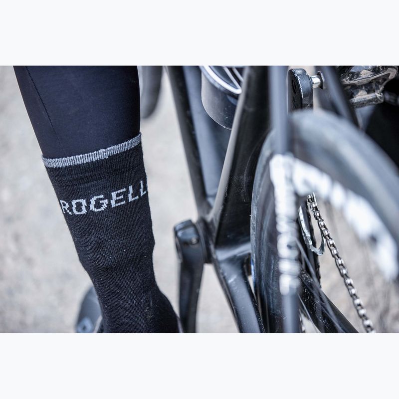 Шкарпетки Rogelli Wool Wintersocks велосипедні чорні 5