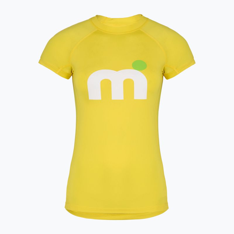 Футболка для плавання жіноча Mistral Miami Lycra yellow 4