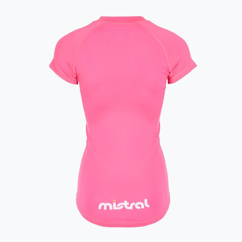 Футболка для плавання жіноча Mistral Miami Lycra pink flour 5