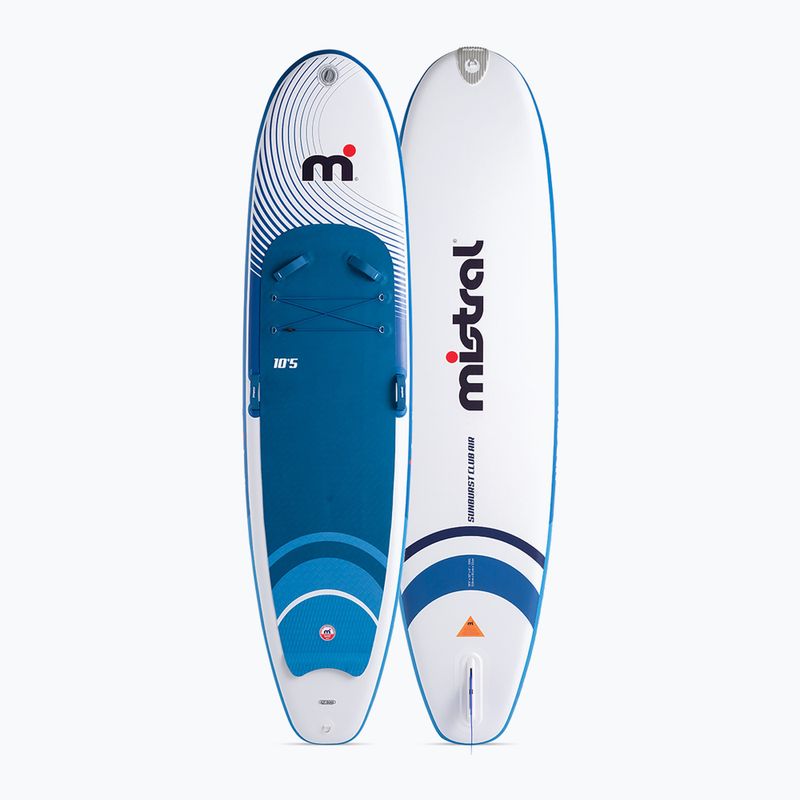 SUP дошка Mistral Sunburst Club Air 10'5 синя/біла 2