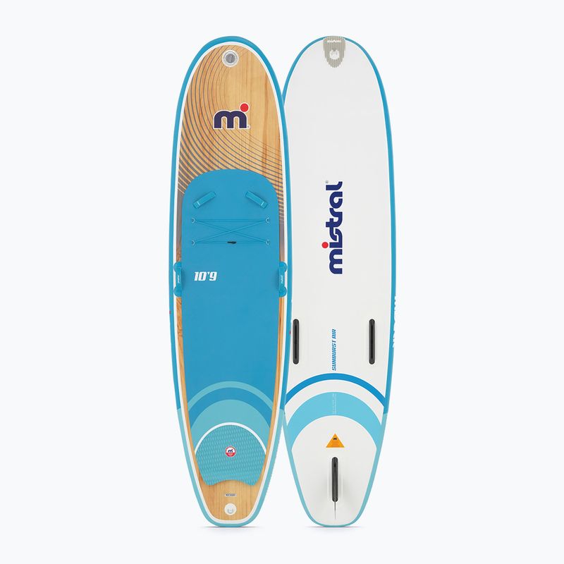 SUP дошка Mistral Sunburst Air 10'9 синя/біла 2