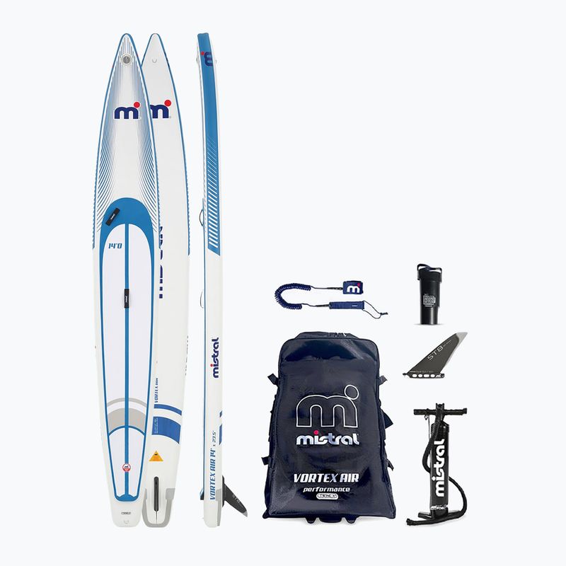 SUP дошка Mistral Vortex Air 14'0" x 23.5" синя/біла