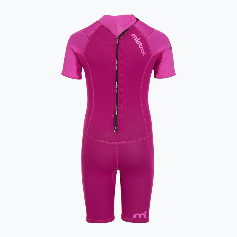 Гідрокостюм дитячий Mistral Breeze 76 2,5/2mm Kids Shorty pink 3