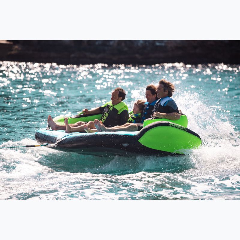 Плюшка для катання по воді JOBE Sonar Towable 4P блакитно-зелена 230420001 4