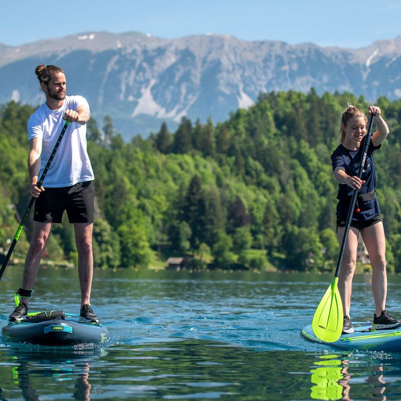 Весло для SUP з 3 частин JOBE Aluminium Paddle Lime зелене 486721010 6