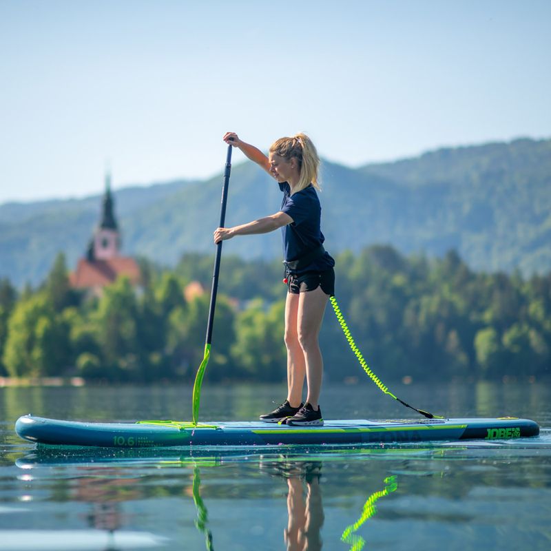 Весло для SUP з 3 частин JOBE Aluminium Paddle Lime зелене 486721010 7