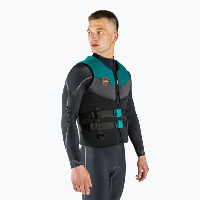 Жилет страхувальний чоловічий JOBE Neoprene чорно-блакитний 244922011