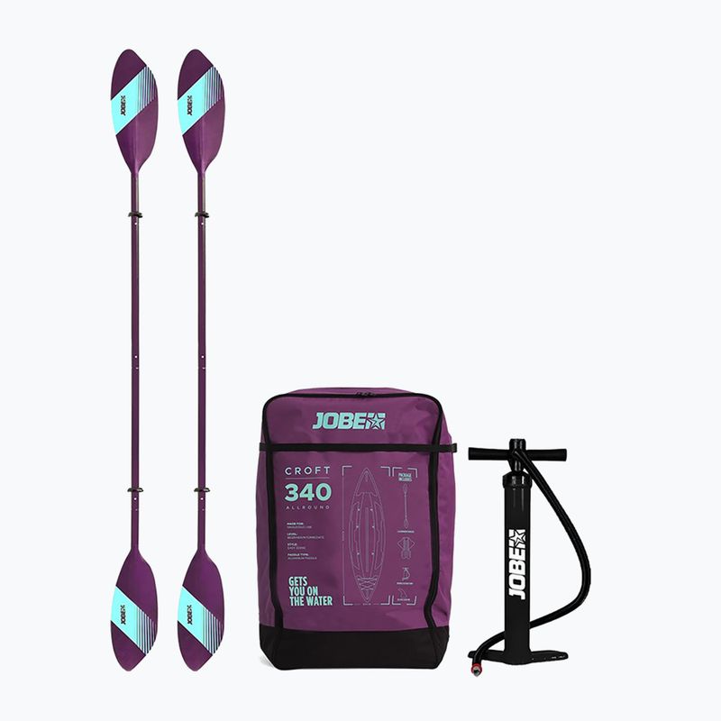 Байдарка надувна 2-місна JOBE Croft Inflatable Kayak Package 340 см sunset purple 12