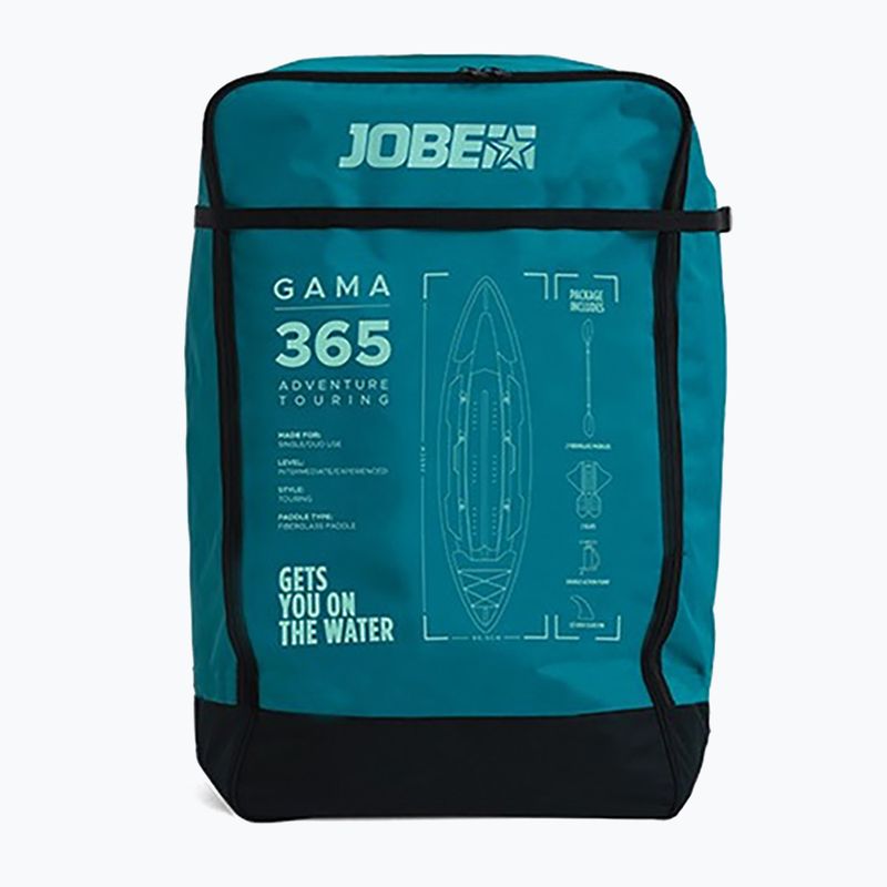Байдарка надувна 2-місна JOBE Gama Inflatable Kayak Package 365 см atlantic green 12