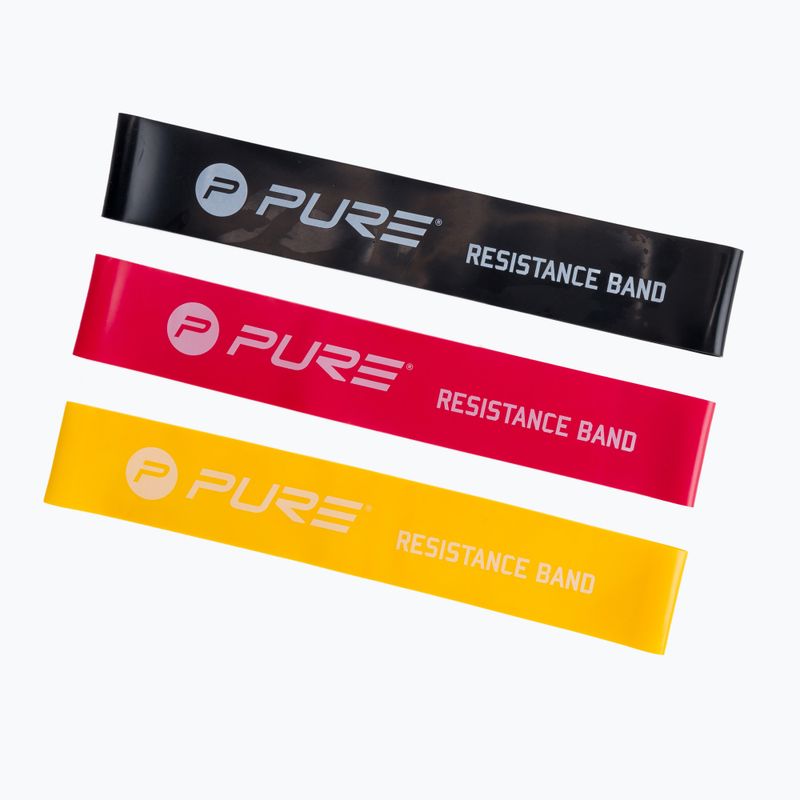 Набір стрічок для тренування Pure2Improve Mini Bands 3 шт. кольоровий 2155 2