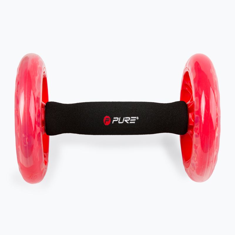 Ролики для вправ Pure2Improve Core Training Wheels червоні P2I200900 3