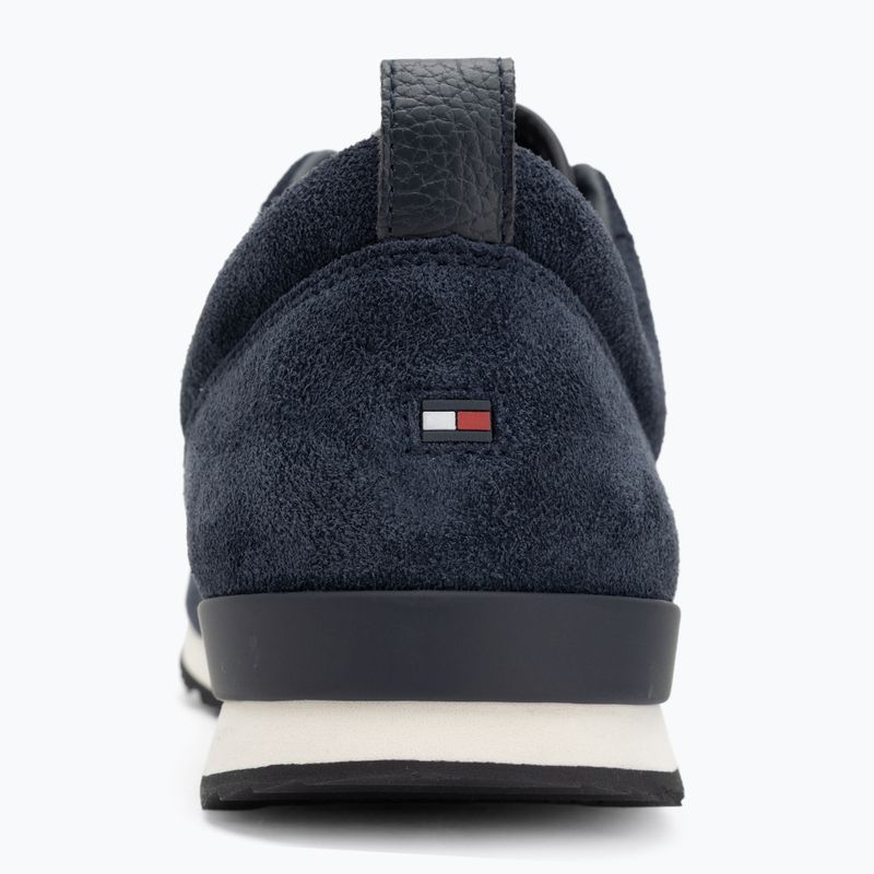 Кросівки чоловічі Tommy Hilfiger Iconic Leather Suede Mix Runner midnight 6