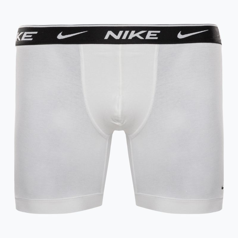 Боксери чоловічі Nike Everyday Cotton Stretch Boxer Brief 3Pk MP1 white/grey heather / black 8