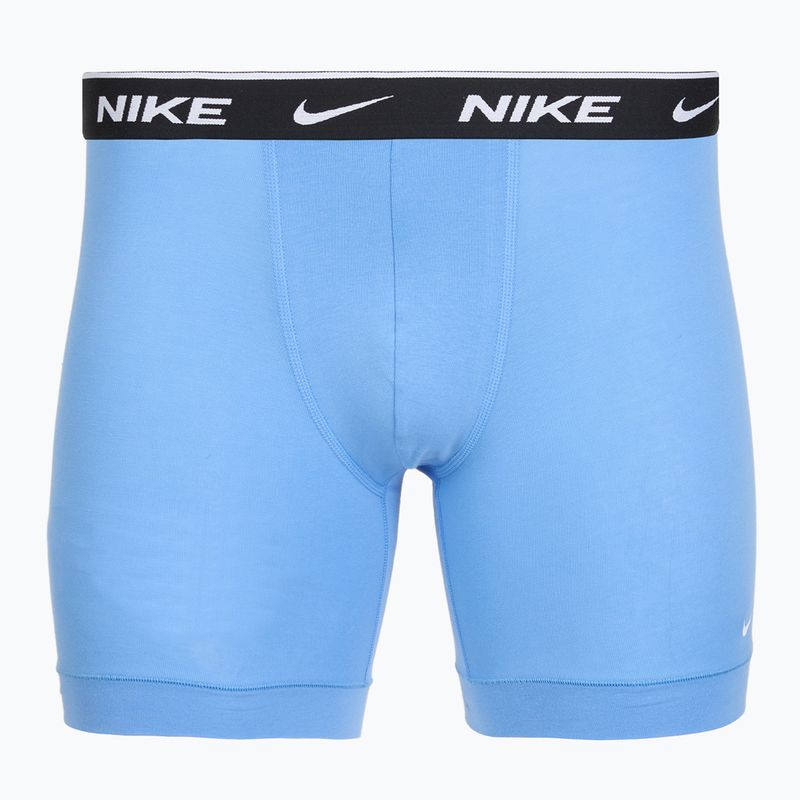 Труси чоловічі Nike Everyday Cotton Stretch 3 пари swoosh print/grey/university blue 2