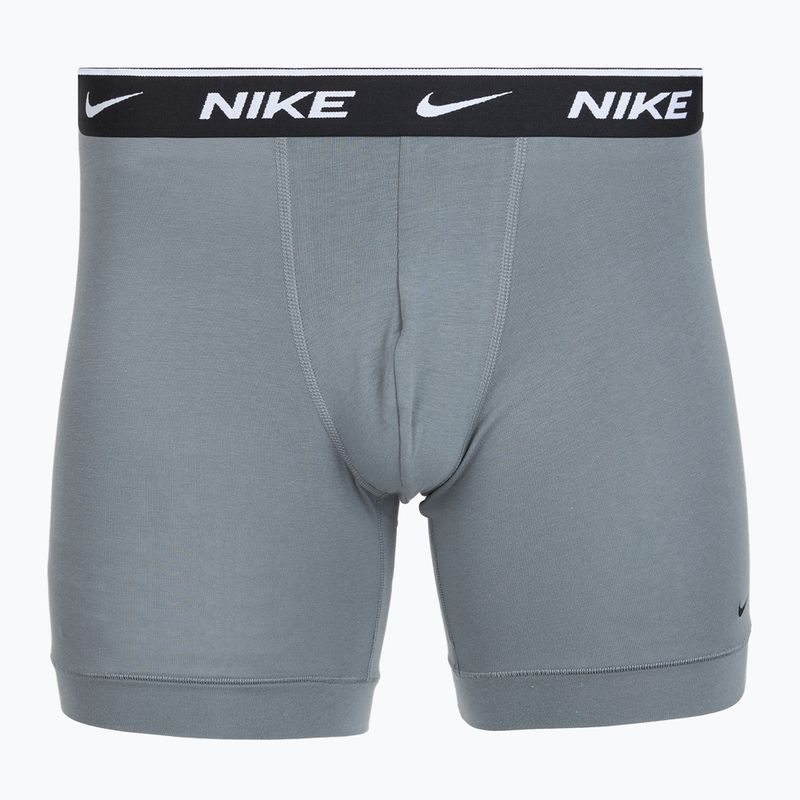 Труси чоловічі Nike Everyday Cotton Stretch 3 пари swoosh print/grey/university blue 3