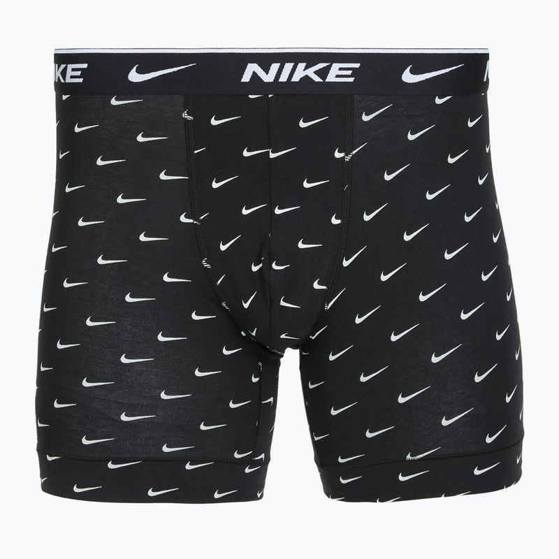 Труси чоловічі Nike Everyday Cotton Stretch 3 пари swoosh print/grey/university blue 4