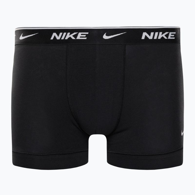 Боксери чоловічі Nike Everyday Cotton Stretch Trunk 2Pk IEV black