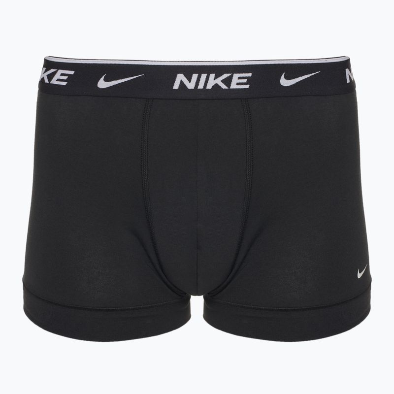 Чоловічі труси-боксери Nike Everyday Cotton Stretch Trunk 3 пари білий/сірий верес/чорний 2