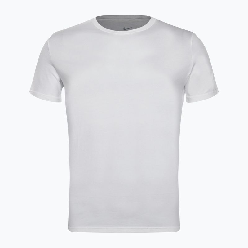 Футболка тренувальна чоловіча Nike Everyday Cotton Stretch Crew Neck SS 2Pk 100 white