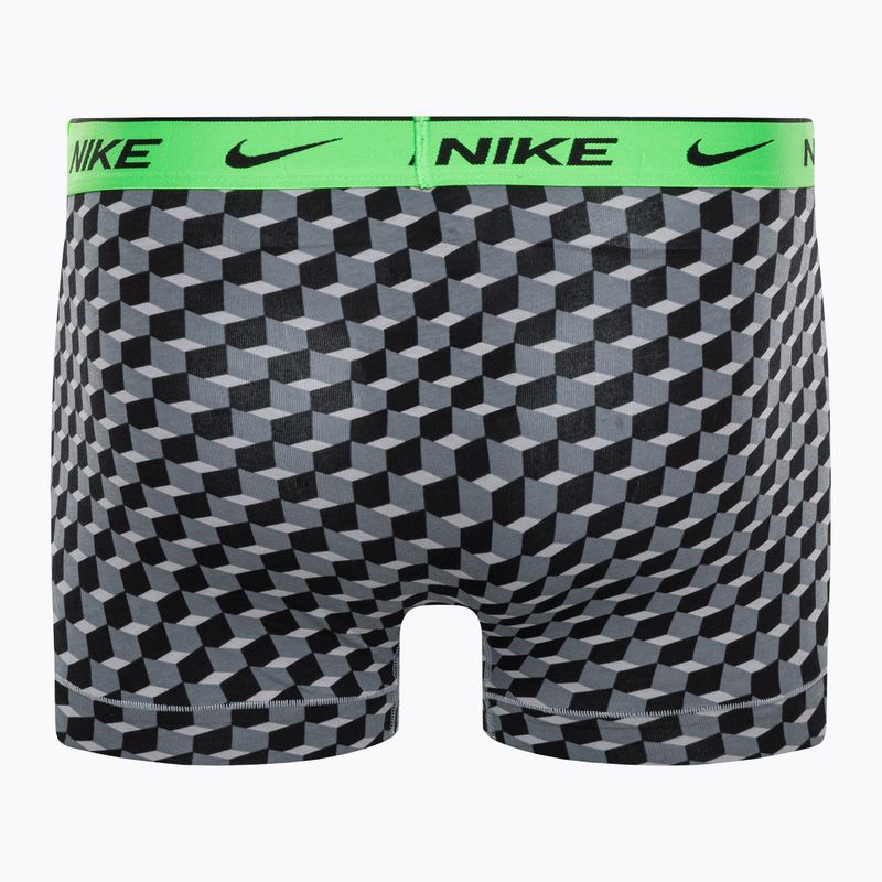 Боксери чоловічі Nike Everyday Cotton Stretch Trunk 3Pk BAU geo block print/cool grey/black 3