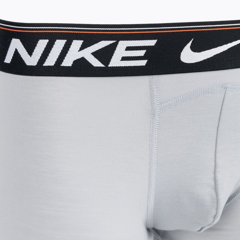 Чоловічі боксерські шорти Nike Dri-FIT Ultra Comfort Trunk 3 пари сірий/помаранчевий 4