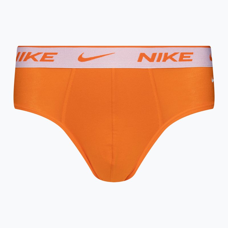 Чоловічі труси Nike Everyday Cotton Stretch Brief 3 пари сині/червоні/помаранчеві 2