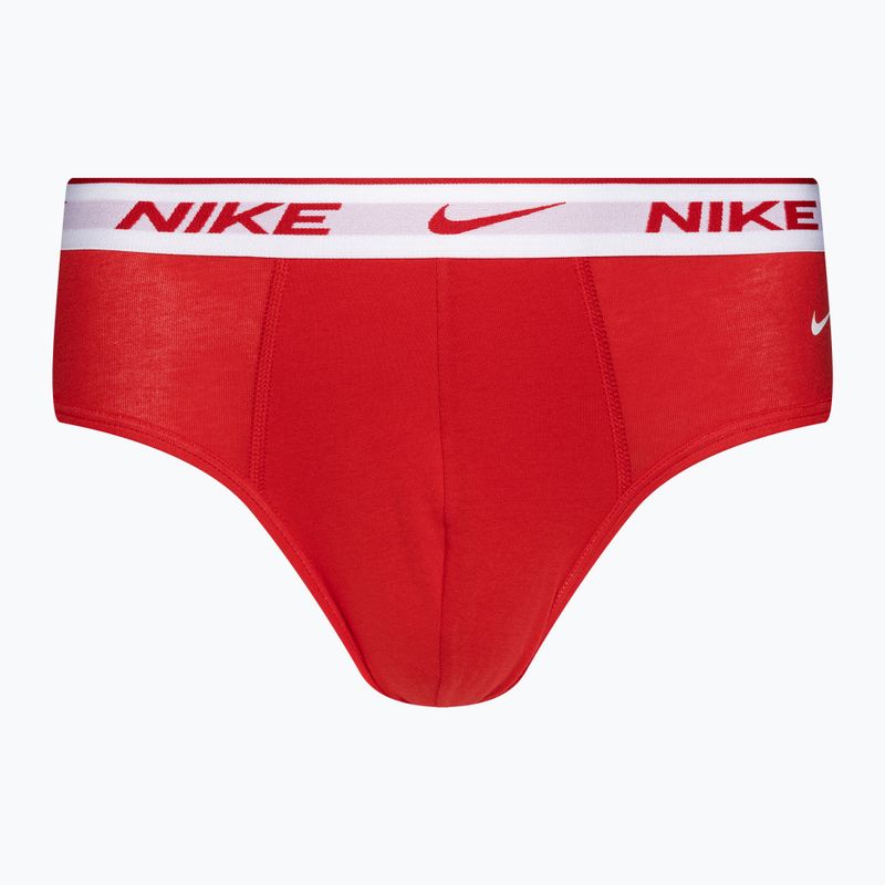 Чоловічі труси Nike Everyday Cotton Stretch Brief 3 пари сині/червоні/помаранчеві 3