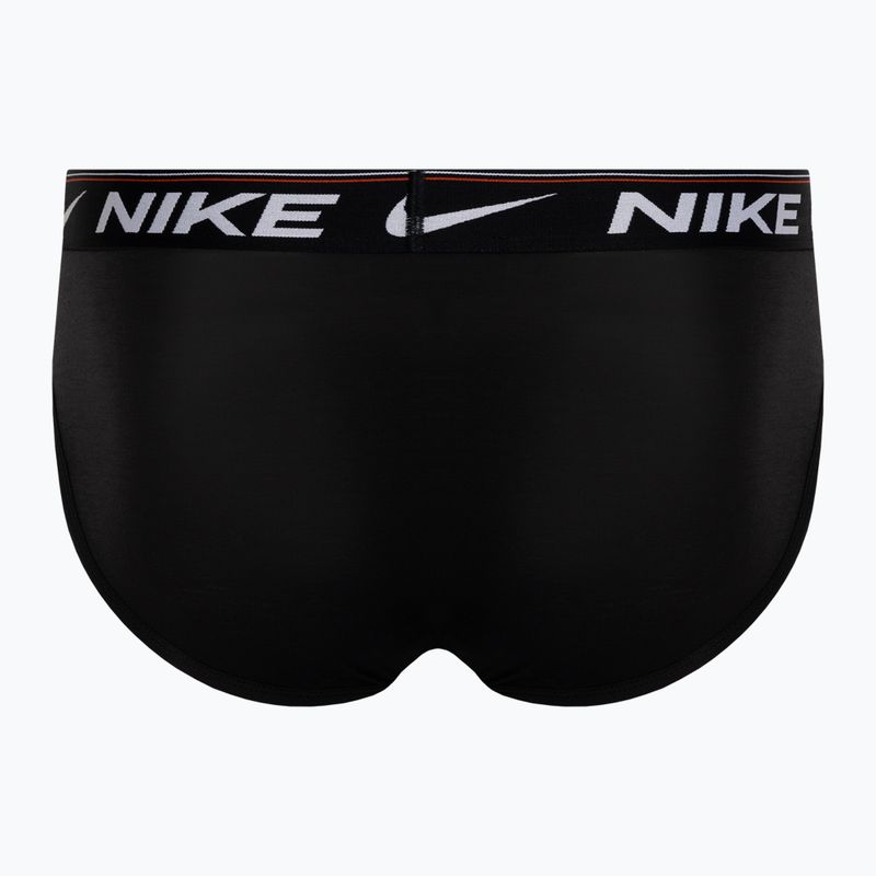 Чоловічі труси Nike Dri-Fit Hip Logo Brief 3 пари чорний/чорний/чорний 3