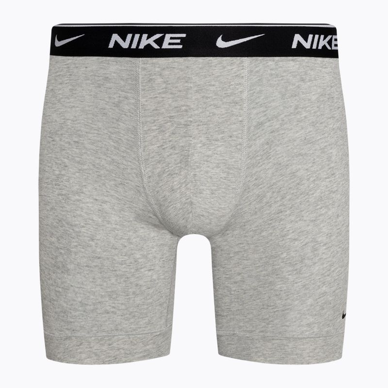 Чоловічі труси-боксери Nike Everyday Cotton Stretch Boxer Brief 3 пари груша/ верес сірий/чорний 3