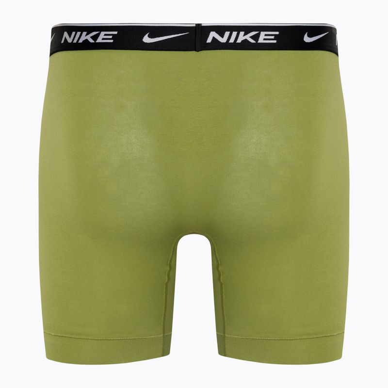 Чоловічі труси-боксери Nike Everyday Cotton Stretch Boxer Brief 3 пари груша/ верес сірий/чорний 5