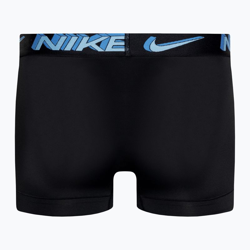 Чоловічі боксерські труси Nike Dri-Fit Essential Micro Trunk 3 пари стадіон зелений/рожевий підйом/чорний 3d 3