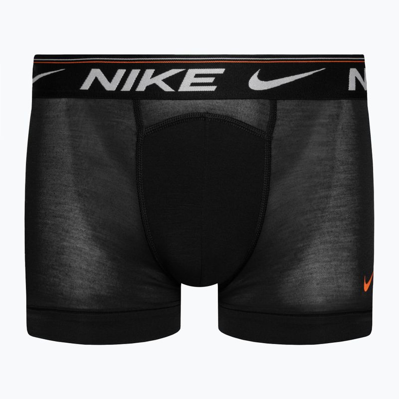 Чоловічі боксерські труси Nike Dri-FIT Ultra Comfort Trunk 3 пари бірюзовий/чорний/помаранчевий 4