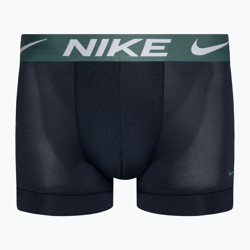 Чоловічі труси-боксери Nike Dri-Fit Essential Micro Trunk 3 пари сині/темно-сині/зелені 3