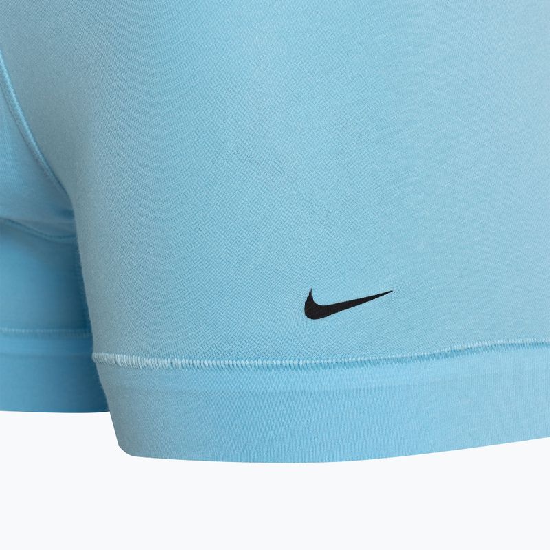 Чоловічі труси-боксери Nike Everyday Cotton Stretch Trunk 3 пари червоні/синій акваріум/зелений стадіон 6