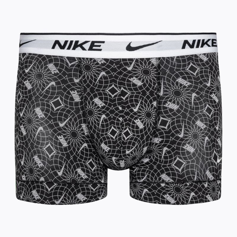 Чоловічі труси-боксери Nike Everyday Cotton Stretch Trunk 3 пари чорні/сині/сірі 2