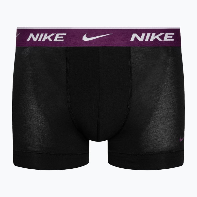 Чоловічі труси-боксери Nike Everyday Cotton Stretch Trunk 3 пари бірюзові/фіолетові/сині 2