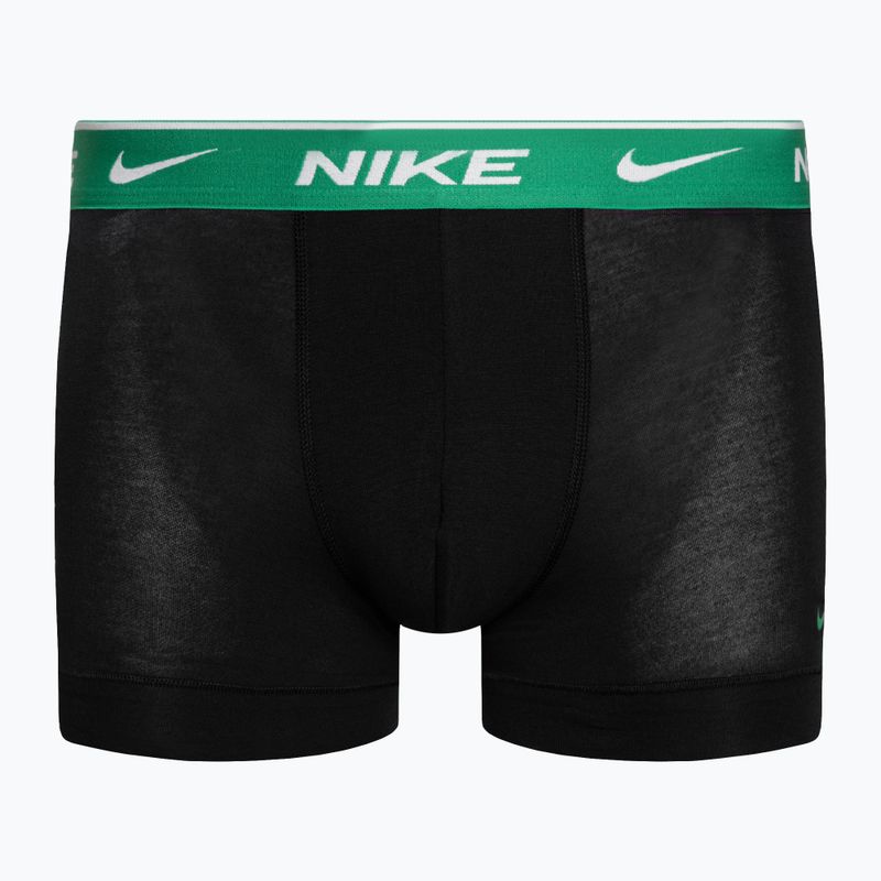 Чоловічі труси-боксери Nike Everyday Cotton Stretch Trunk 3 пари бірюзові/фіолетові/сині 3