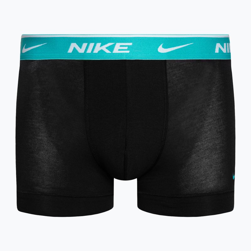 Чоловічі труси-боксери Nike Everyday Cotton Stretch Trunk 3 пари бірюзові/фіолетові/сині 4