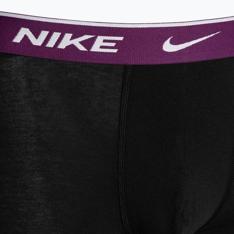 Чоловічі труси-боксери Nike Everyday Cotton Stretch Trunk 3 пари бірюзові/фіолетові/сині 6