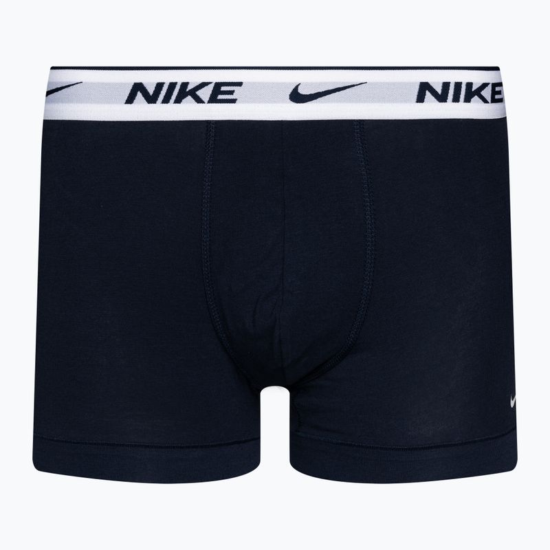 Чоловічі труси-боксери Nike Everyday Cotton Stretch Trunk 3 пари сині/помаранчеві/червоні 2