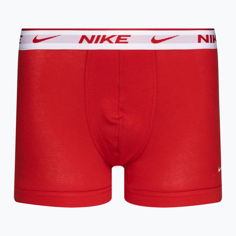 Чоловічі труси-боксери Nike Everyday Cotton Stretch Trunk 3 пари сині/помаранчеві/червоні 3