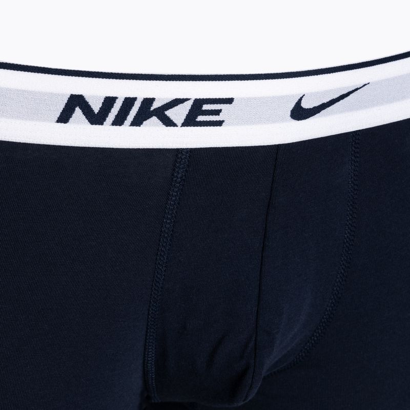 Чоловічі труси-боксери Nike Everyday Cotton Stretch Trunk 3 пари сині/помаранчеві/червоні 6