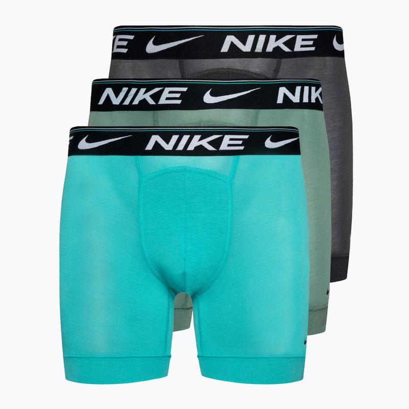 Чоловічі труси-боксери Nike Dri-FIT Ultra Comfort Brief 3 пари сині/сірі/бірюзові