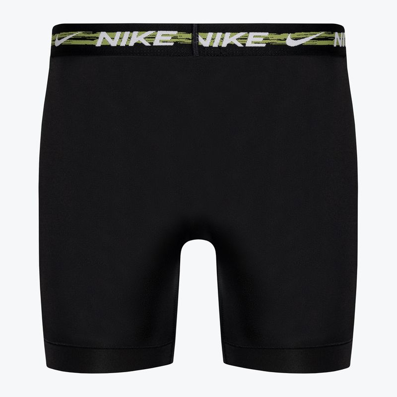 Чоловічі боксерські шорти Nike Dri-FIT Ultra-Stretch Micro Brief 3 пари лазерна фуксія/корт синій/чорний 2