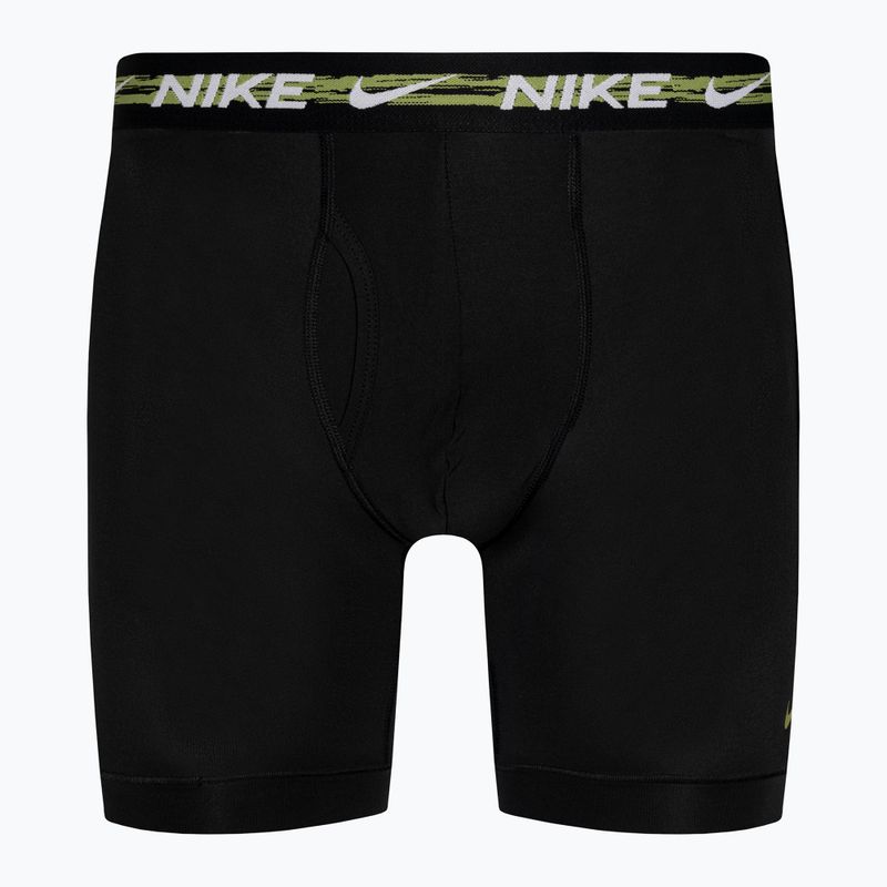 Чоловічі боксерські шорти Nike Dri-FIT Ultra-Stretch Micro Brief 3 пари лазерна фуксія/корт синій/чорний 3