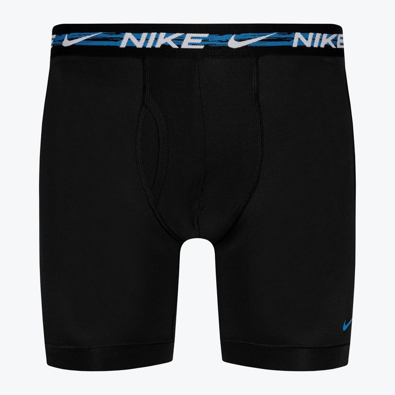 Чоловічі боксерські шорти Nike Dri-FIT Ultra-Stretch Micro Brief 3 пари лазерна фуксія/корт синій/чорний 5